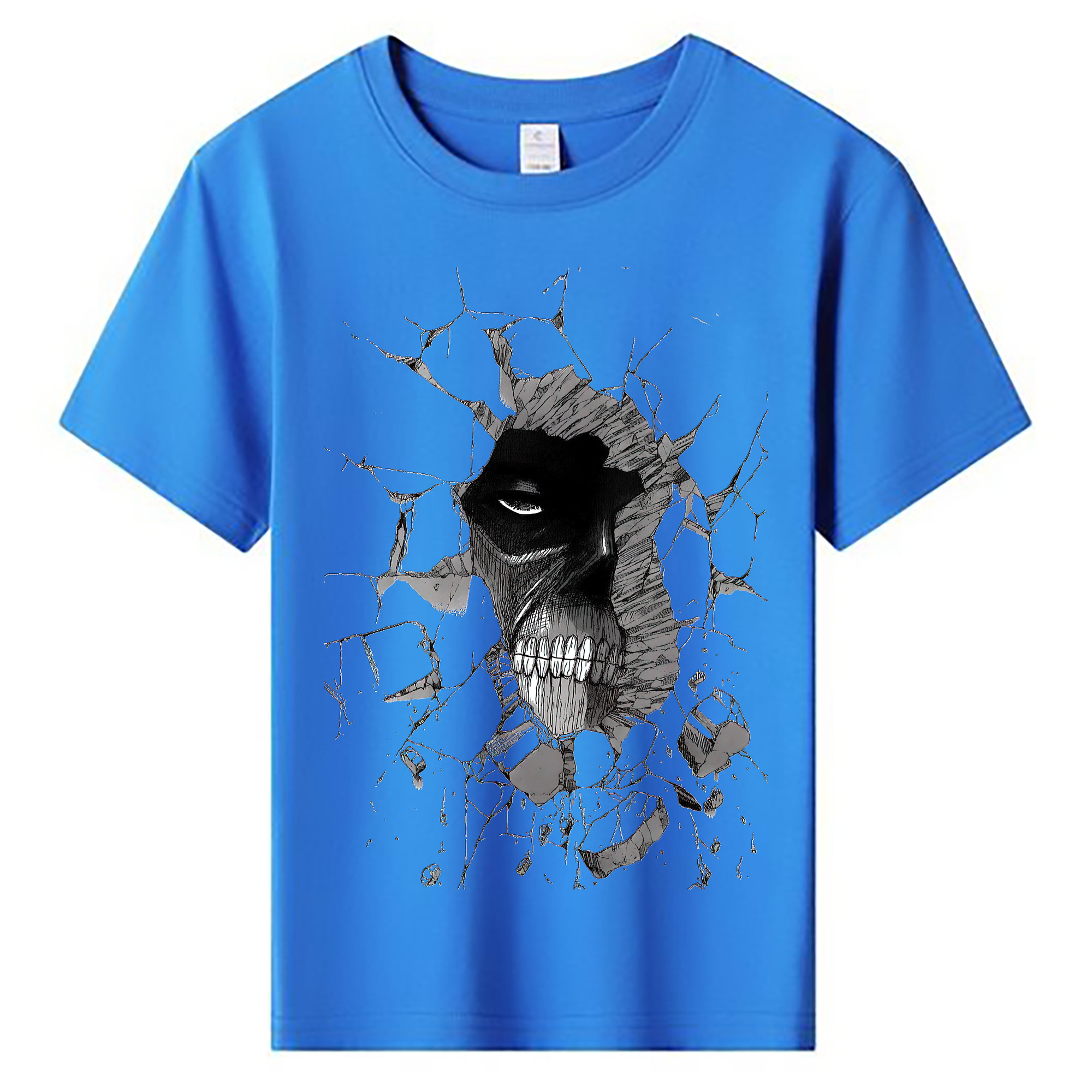 （画像用） 進撃の巨人 Attack on Titan 綿100％キッズTシャツ（フロントプリント）